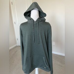 NWOT Vuori Mens Sunday Element Hoodie Size Medium In Dark Green Heather